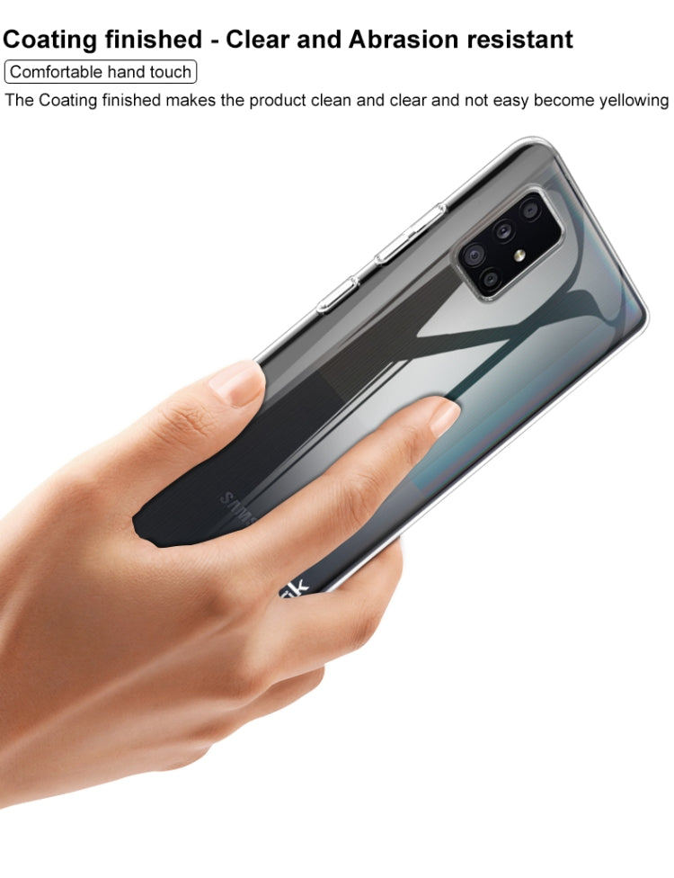 For Samsung Galaxy A71 5G IMAK Wing II Wear-resisting Crystal Protective Case