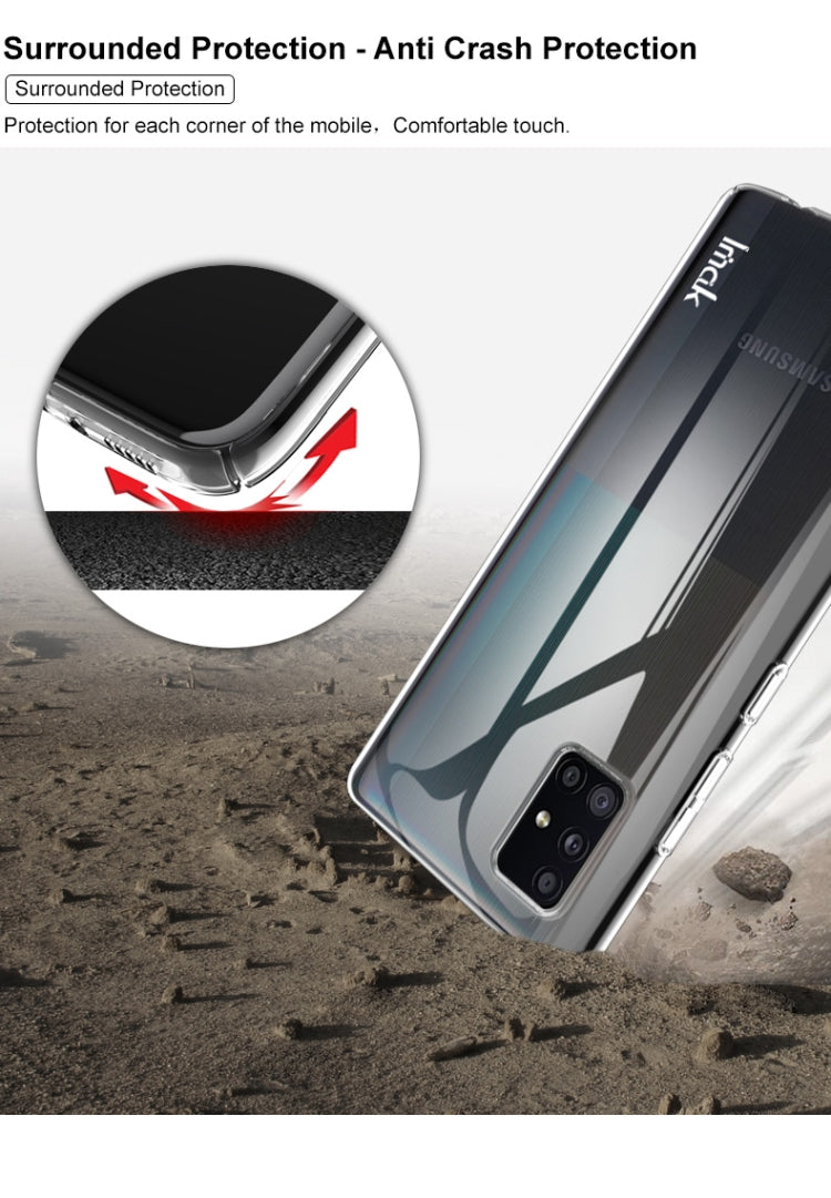 For Samsung Galaxy A71 5G IMAK Wing II Wear-resisting Crystal Protective Case