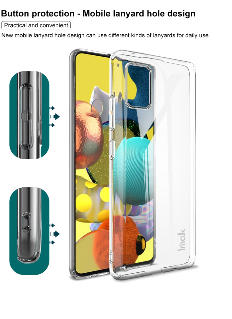 For Samsung Galaxy A71 5G IMAK Wing II Wear-resisting Crystal Protective Case