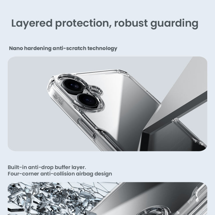 For iPhone 16 Plus NILLKIN Ultra Clear PC + TPU Phone Case