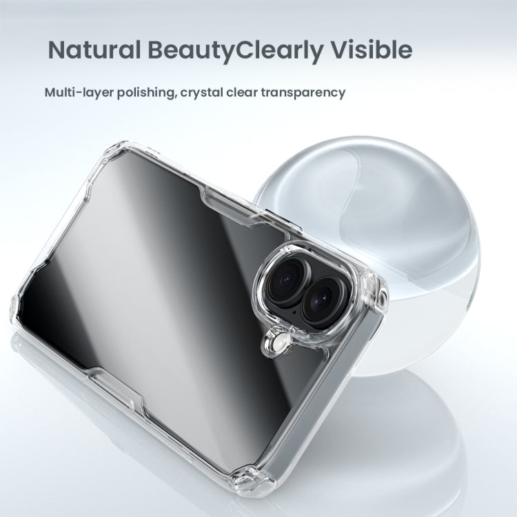 For iPhone 16 Plus NILLKIN Ultra Clear PC + TPU Phone Case