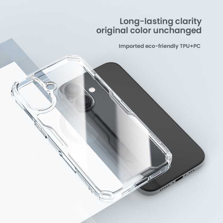 For iPhone 16 Plus NILLKIN Ultra Clear PC + TPU Phone Case