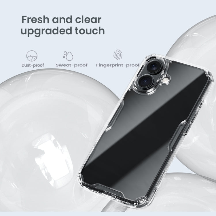 For iPhone 16 Plus NILLKIN Ultra Clear PC + TPU Phone Case
