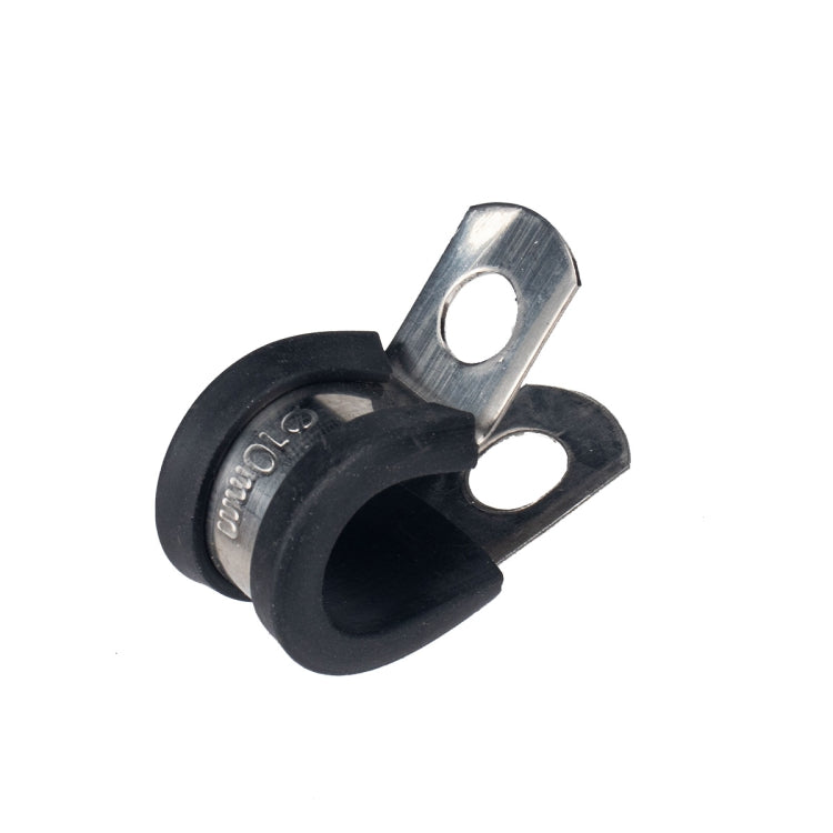 55 PCS Car Rubber Cushion Pipe Clamps Stainless Steel Clamps