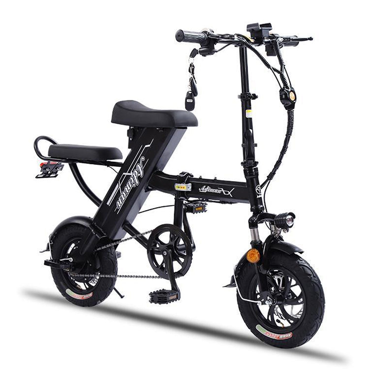 Adiman A3 Folding Electric Bicycle Mini Adult Scooter Electromobile With 8A Lithium Battery