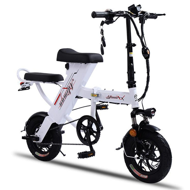 Adiman A3 Folding Electric Bicycle Mini Adult Scooter Electromobile With 8A Lithium Battery