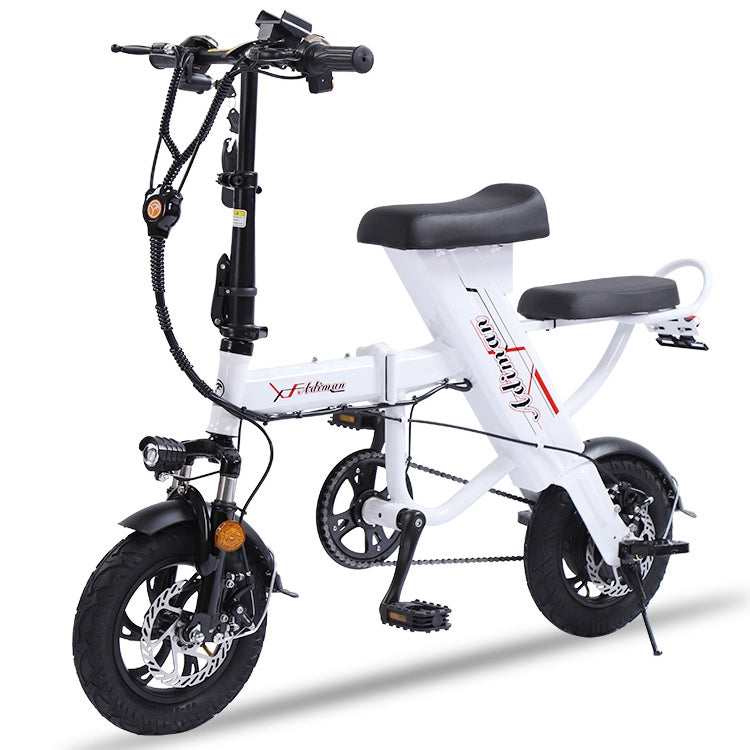 Adiman A3 Folding Electric Bicycle Mini Adult Scooter Electromobile With 10A Lithium Battery