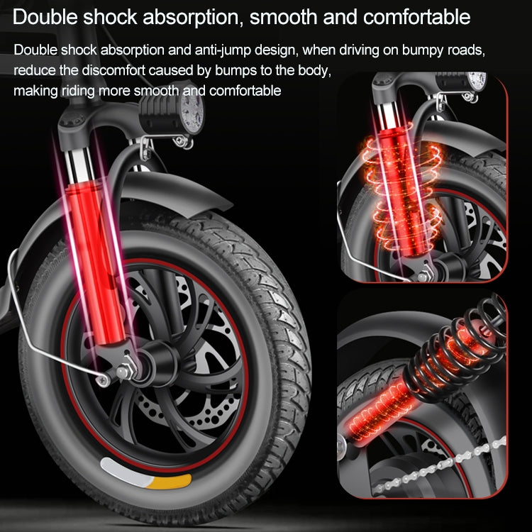 Adiman A3 Folding Electric Bicycle Mini Adult Scooter Electromobile With 20A Lithium Battery