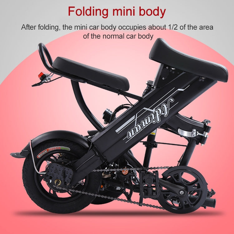 Adiman A3 Folding Electric Bicycle Mini Adult Scooter Electromobile With 20A Lithium Battery