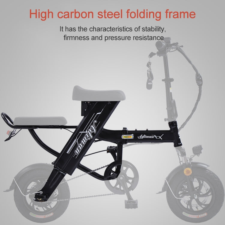 Adiman A3 Folding Electric Bicycle Mini Adult Scooter Electromobile With 25A Lithium Battery