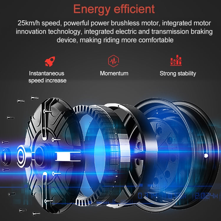 Adiman A3 Folding Electric Bicycle Mini Adult Scooter Electromobile With 25A Lithium Battery