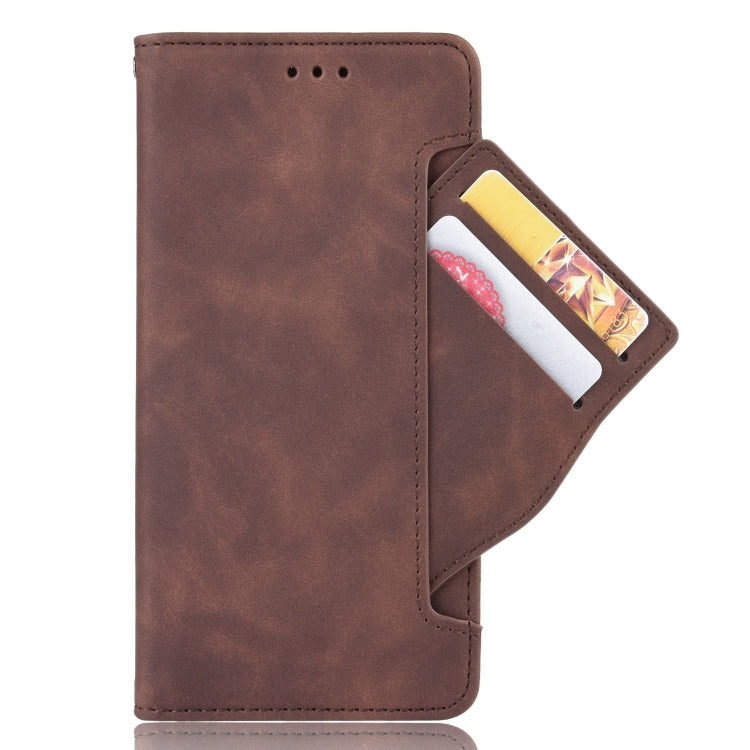 For iPhone 16 Plus Skin Feel Calf Texture Card Slots Leather Phone Case