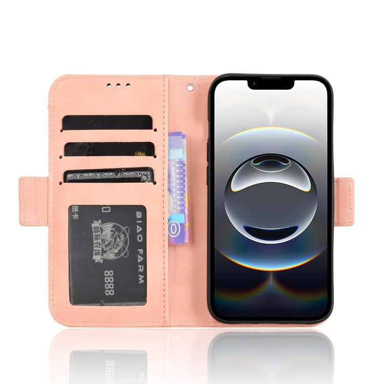 For iPhone 17e / 16e Skin Feel Calf Texture Card Slots Leather Phone Case