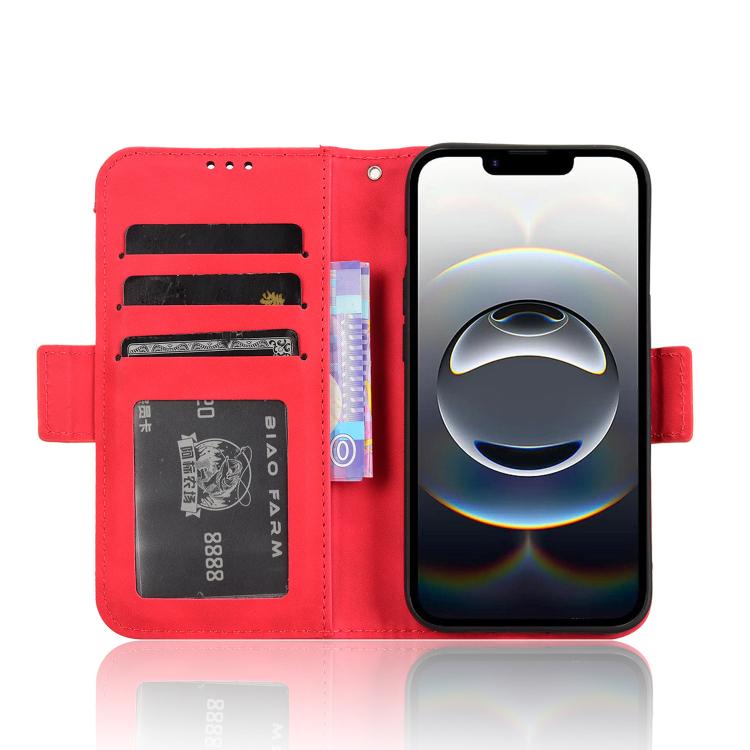 For iPhone 17e / 16e Skin Feel Calf Texture Card Slots Leather Phone Case