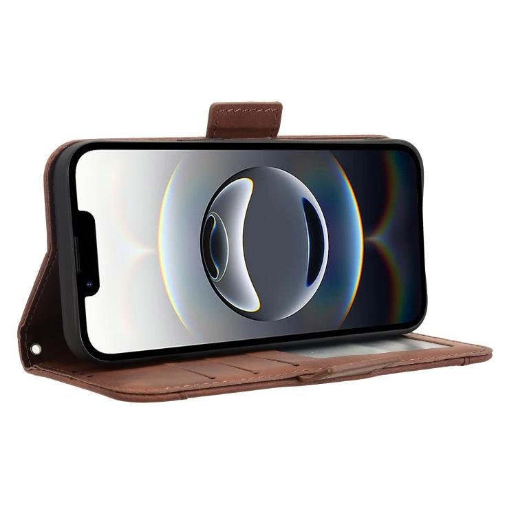 For iPhone 17e / 16e Skin Feel Calf Texture Card Slots Leather Phone Case
