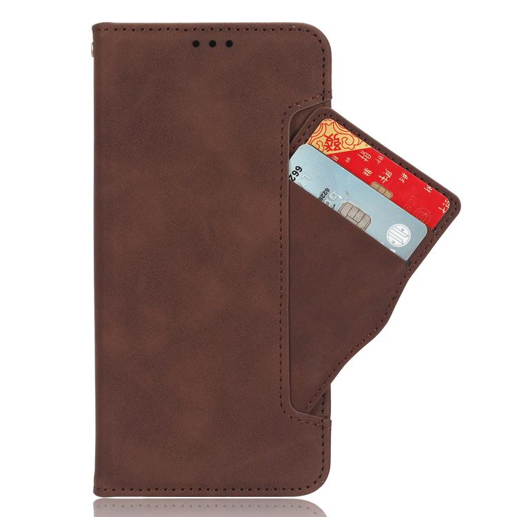 For iPhone 17 Pro Max Skin Feel Calf Texture Card Slots Leather Phone Case
