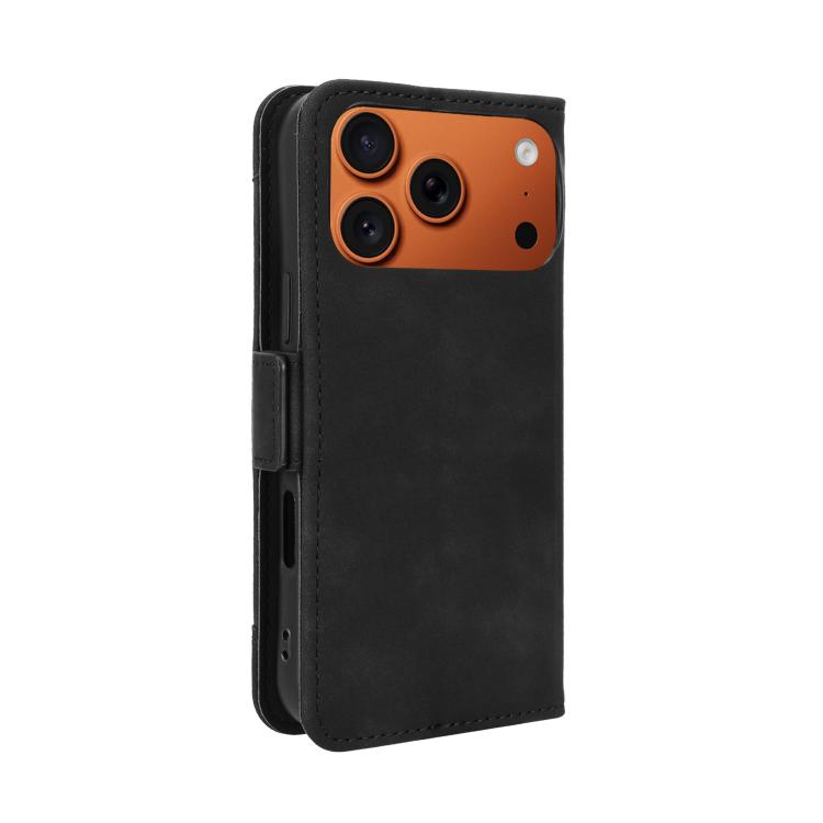 For iPhone 17 Pro Skin Feel Calf Texture Card Slots Leather Phone Case