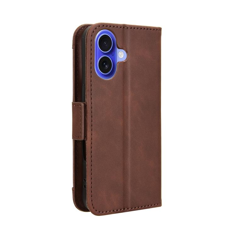 For iPhone 17 Skin Feel Calf Texture Card Slots Leather Phone Case