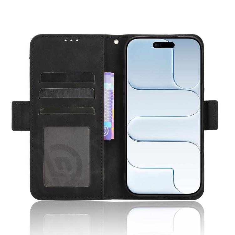 For iPhone Air Skin Feel Calf Texture Card Slots Leather Phone Case