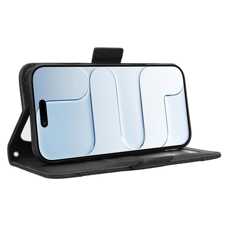 For iPhone Air Skin Feel Calf Texture Card Slots Leather Phone Case