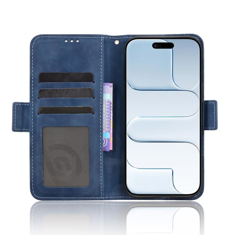 For iPhone Air Skin Feel Calf Texture Card Slots Leather Phone Case