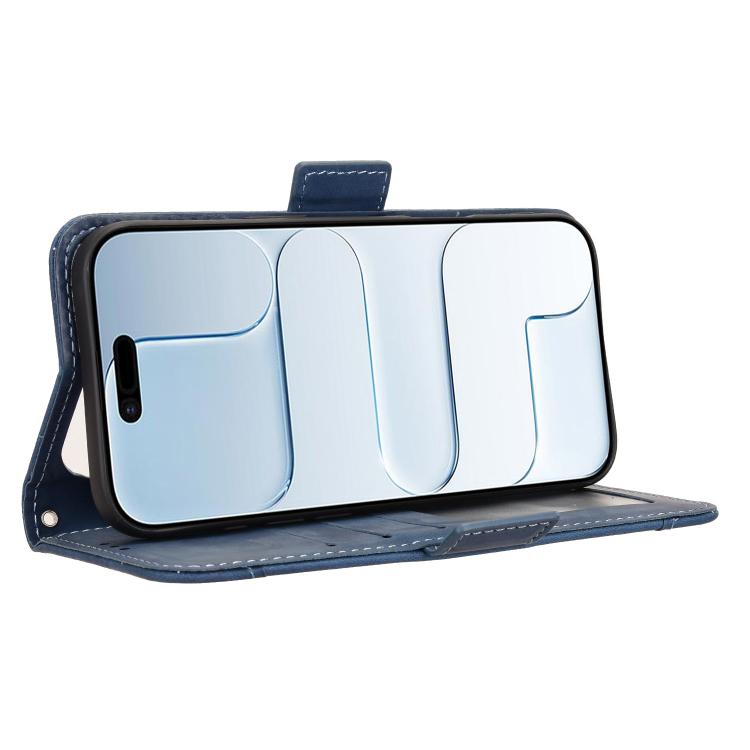 For iPhone Air Skin Feel Calf Texture Card Slots Leather Phone Case