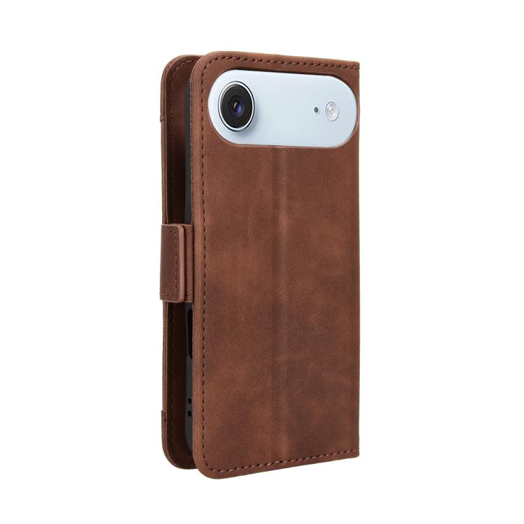 For iPhone Air Skin Feel Calf Texture Card Slots Leather Phone Case