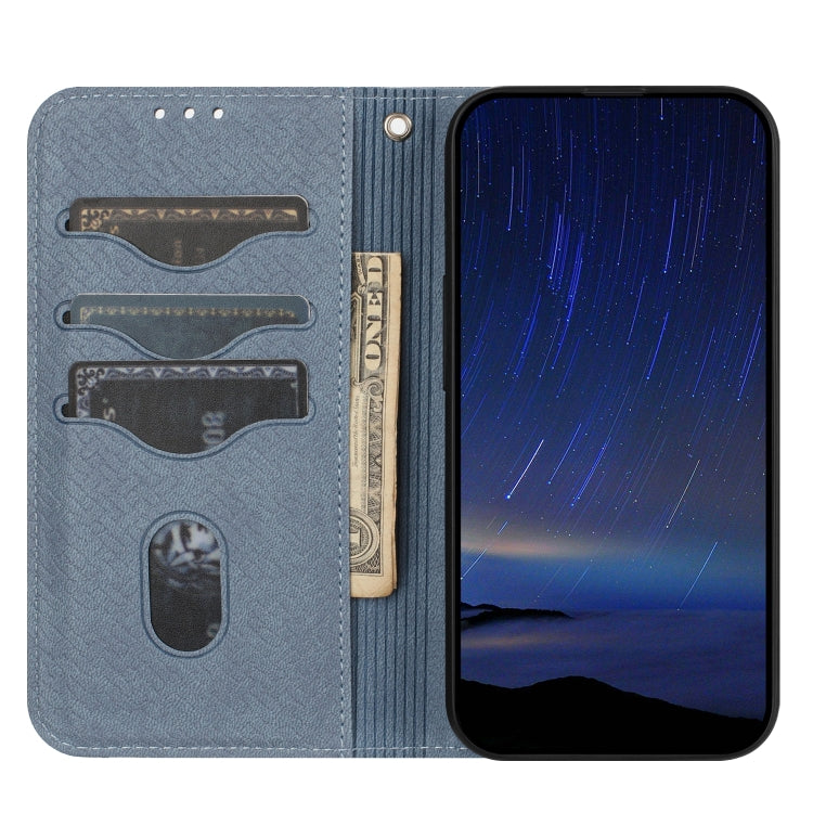 For iPhone 17e / 16e Woven Texture Stitching Magnetic Leather Phone Case
