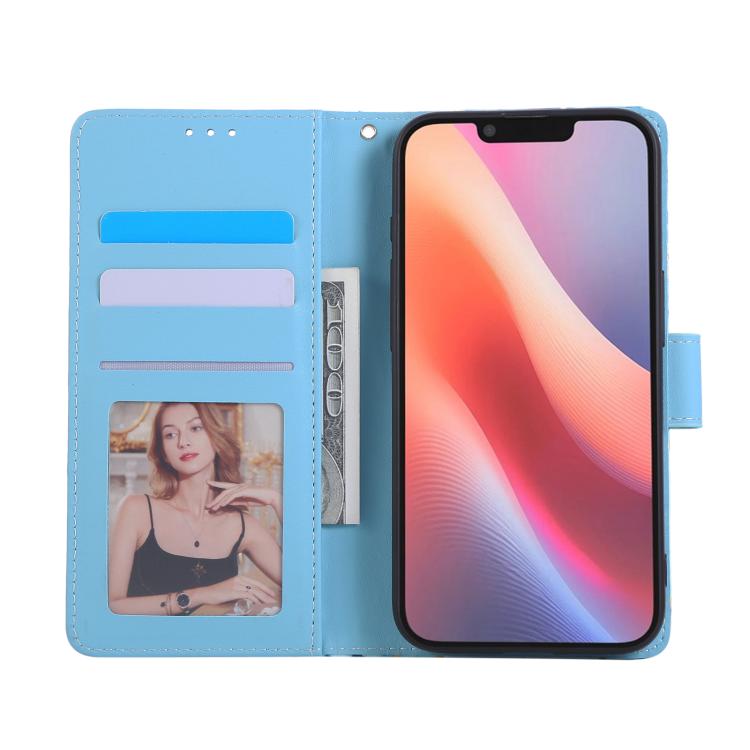For iPhone 17e / 16e Marble Bronzing Stitching Leather Phone Case