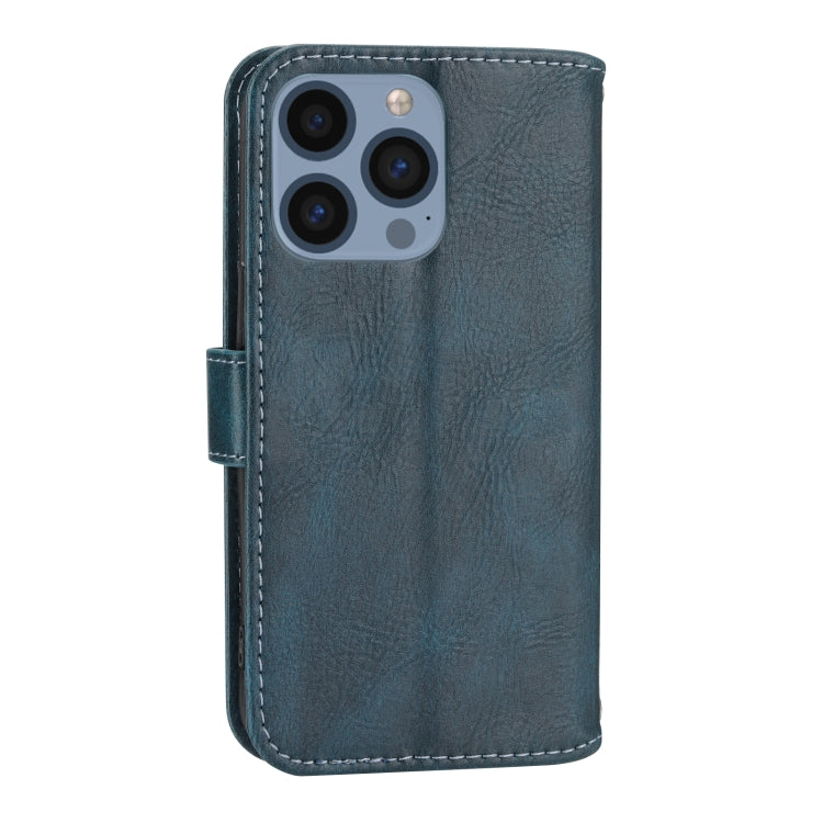 For iPhone 16 Pro Max Oil Skin Zipper Wallet Leather Phone Case