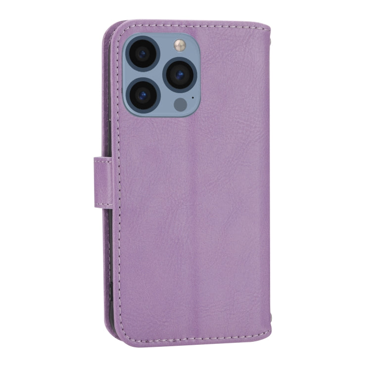 For iPhone 16 Pro Oil Skin Zipper Wallet Leather Phone Case
