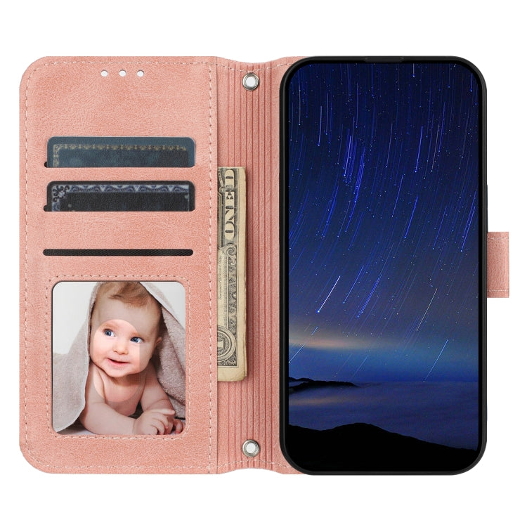 For iPhone 17e / 16e Oil Skin Zipper Wallet Leather Phone Case