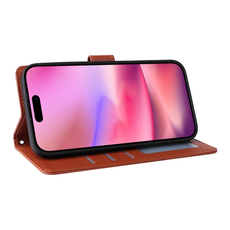 For iPhone 16 3-Card Slots Multifunctional Leather Phone Case