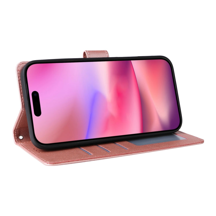 For iPhone 16 3-Card Slots Multifunctional Leather Phone Case