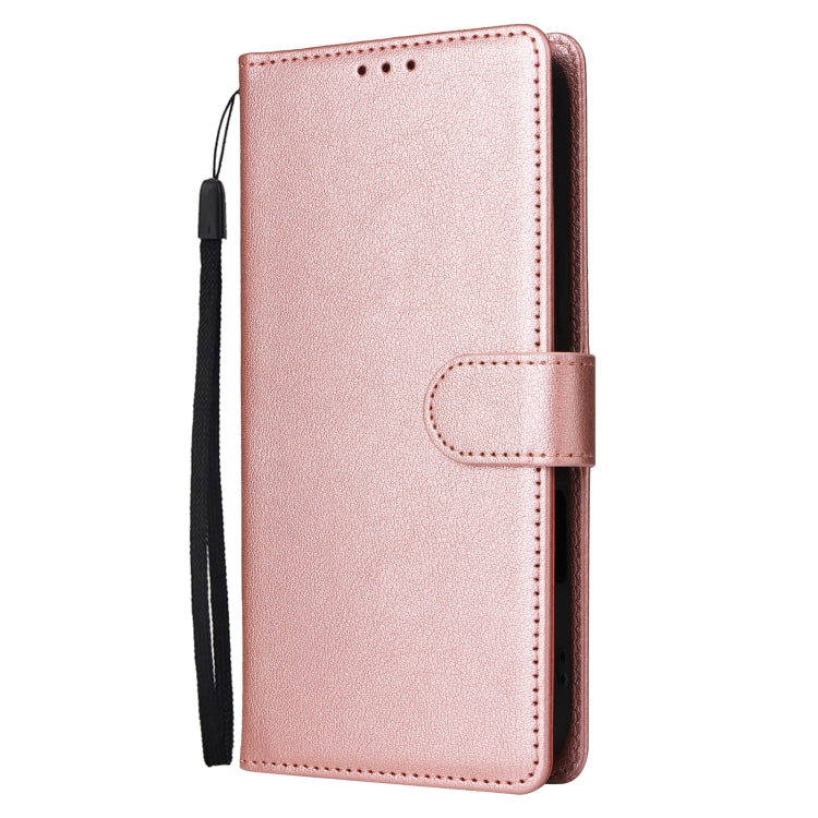 For iPhone 16 Plus 3-Card Slots Multifunctional Leather Phone Case