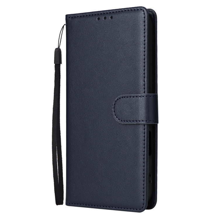 For iPhone 16 Plus 3-Card Slots Multifunctional Leather Phone Case