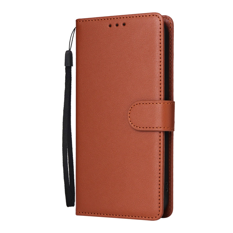 For iPhone 16 Pro 3-Card Slots Multifunctional Leather Phone Case