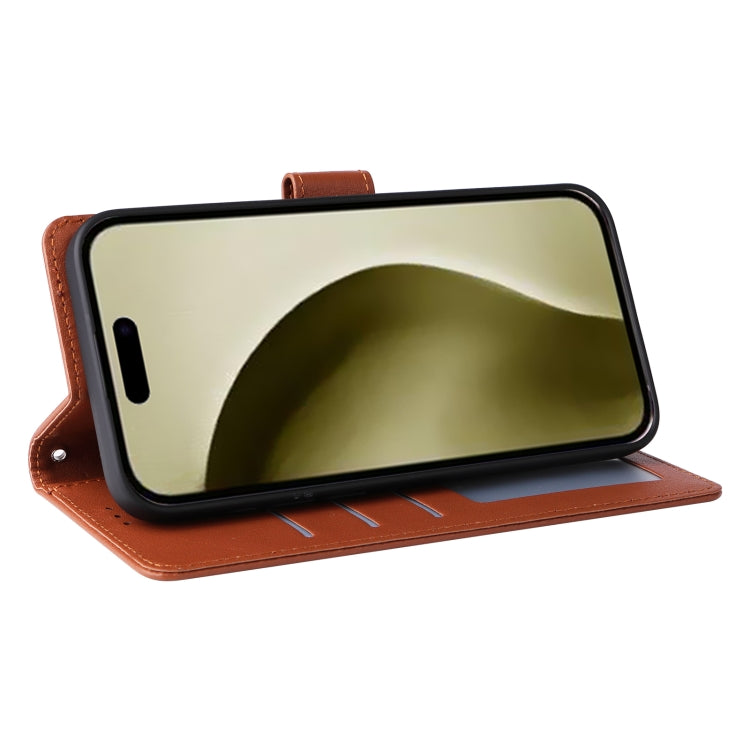 For iPhone 16 Pro 3-Card Slots Multifunctional Leather Phone Case