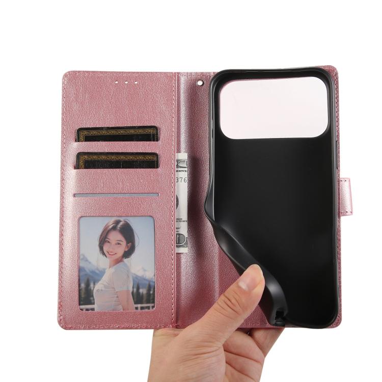 For iPhone 17 Pro Max 3-Card Slots Multifunctional Leather Phone Case