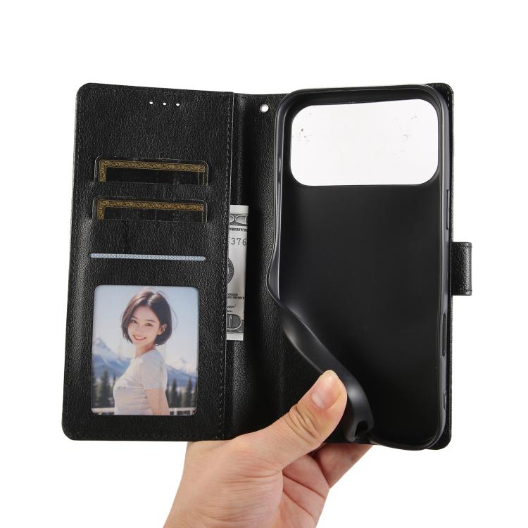 For iPhone 17 Pro Max 3-Card Slots Multifunctional Leather Phone Case