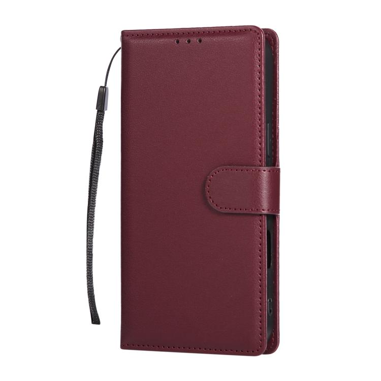 For iPhone 17 Pro Max 3-Card Slots Multifunctional Leather Phone Case