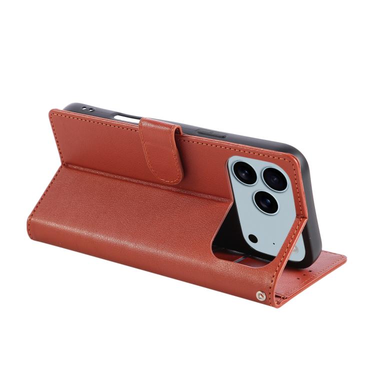 For iPhone 17 Pro 3-Card Slots Multifunctional Leather Phone Case