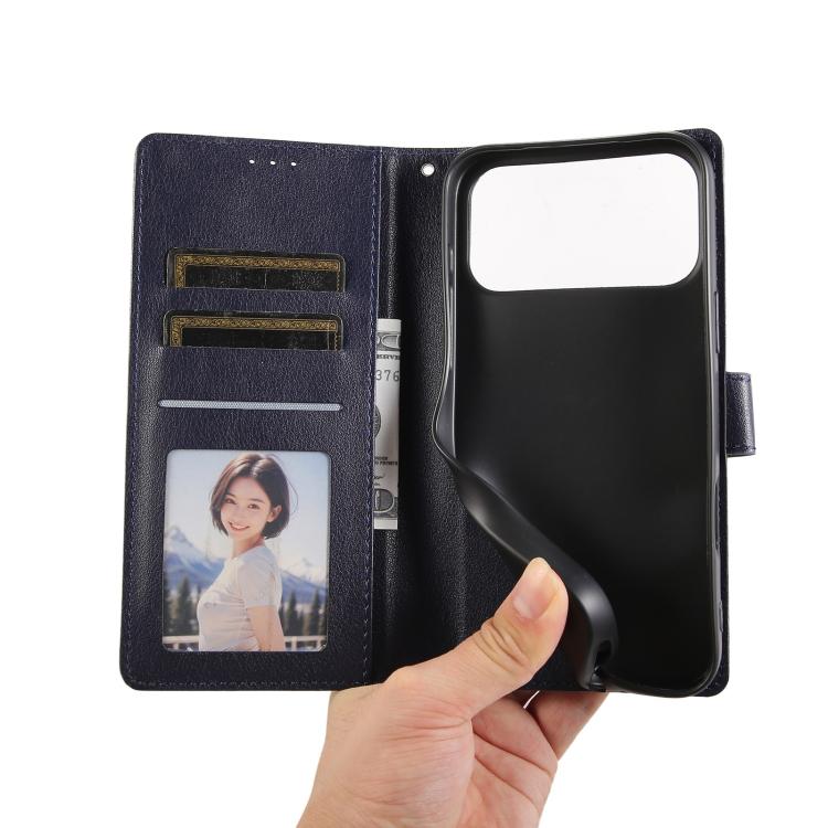For iPhone 17 Pro 3-Card Slots Multifunctional Leather Phone Case