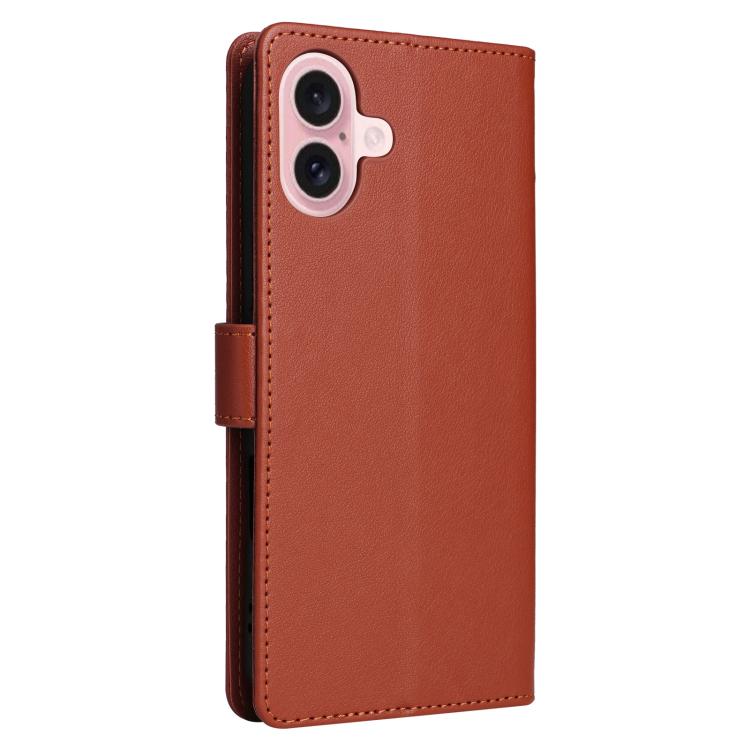 For iPhone 17 3-Card Slots Multifunctional Leather Phone Case