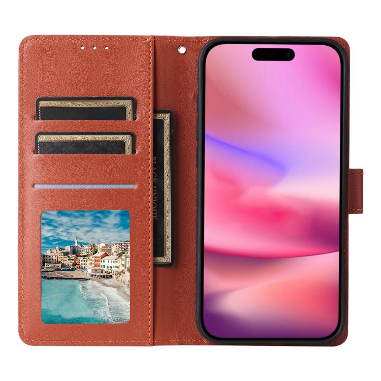 For iPhone 17 3-Card Slots Multifunctional Leather Phone Case