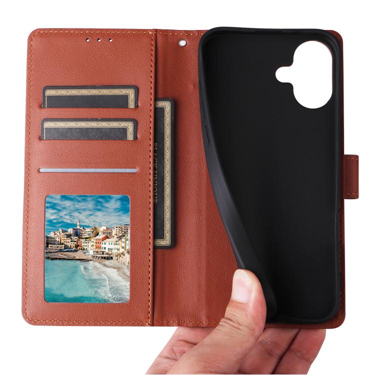 For iPhone 17 3-Card Slots Multifunctional Leather Phone Case