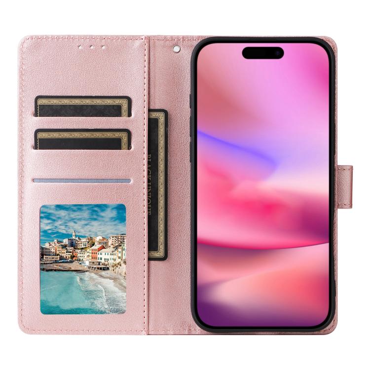 For iPhone 17 3-Card Slots Multifunctional Leather Phone Case