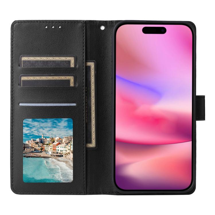 For iPhone 17 3-Card Slots Multifunctional Leather Phone Case
