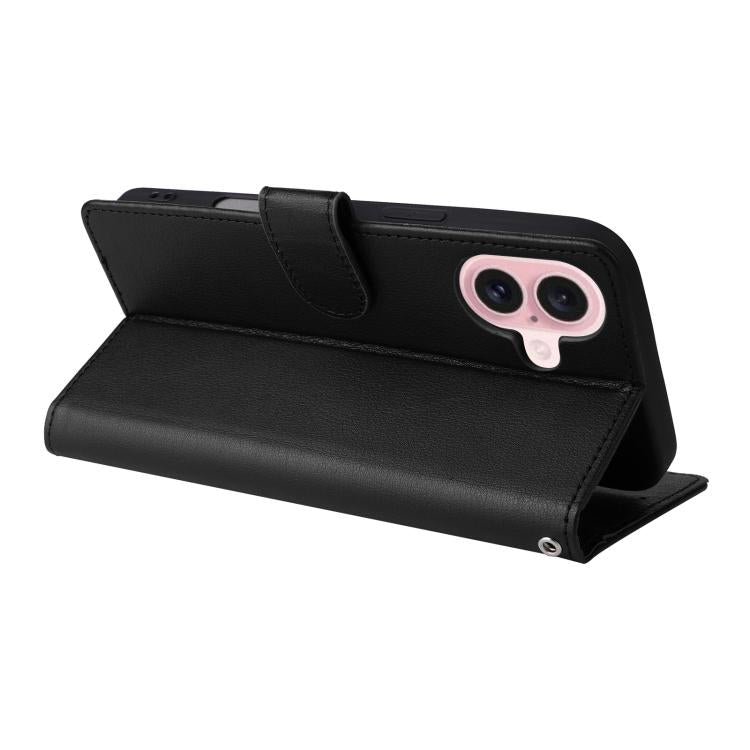 For iPhone 17 3-Card Slots Multifunctional Leather Phone Case
