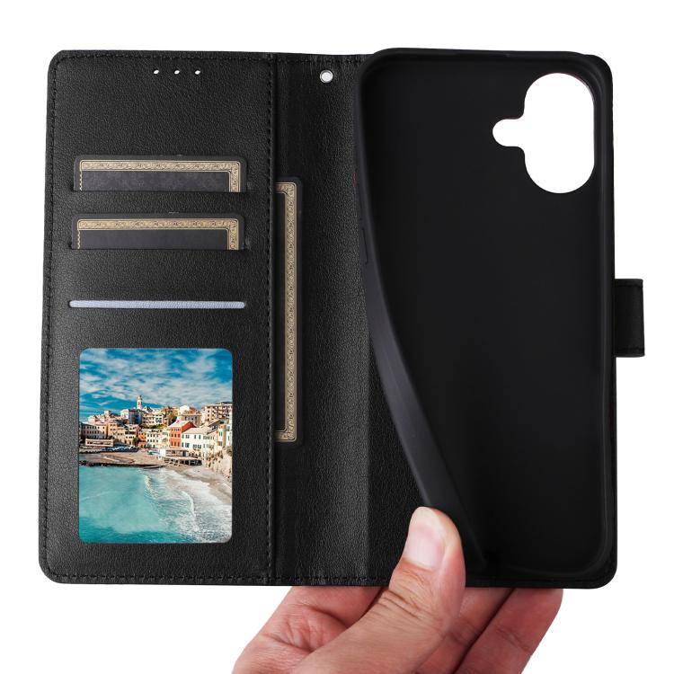For iPhone 17 3-Card Slots Multifunctional Leather Phone Case